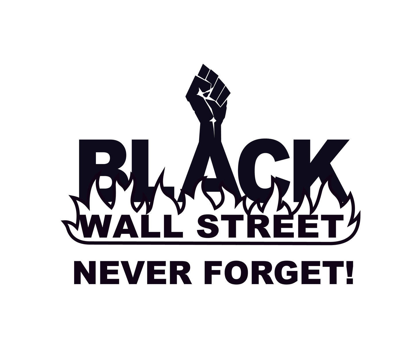 Black Wall Street Tee