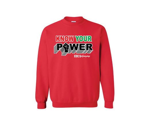 HBCU Know Your Power Sweatshirt
